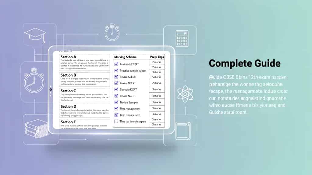 Complete Guide to CBSE 12th Exam Pattern 2026: Paper-wise Structure, Marking Scheme and Prep Tips
