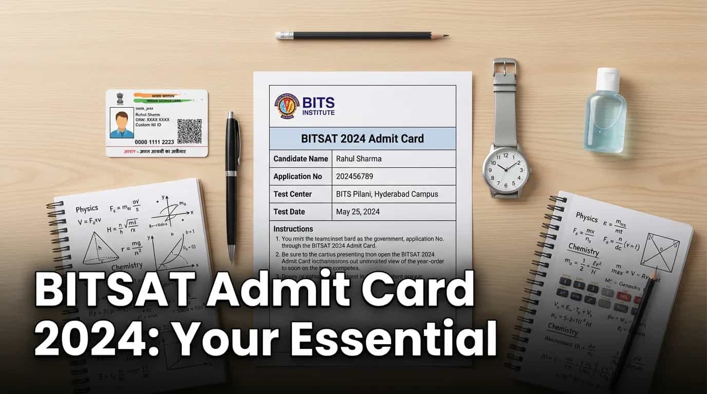 Bitsat Admit Card 2024 Your Essential Guide to Download Da 338731BITSAT Admit Card 2024: Your Essential Guide to Download, Dates, and Exam Day Instructions