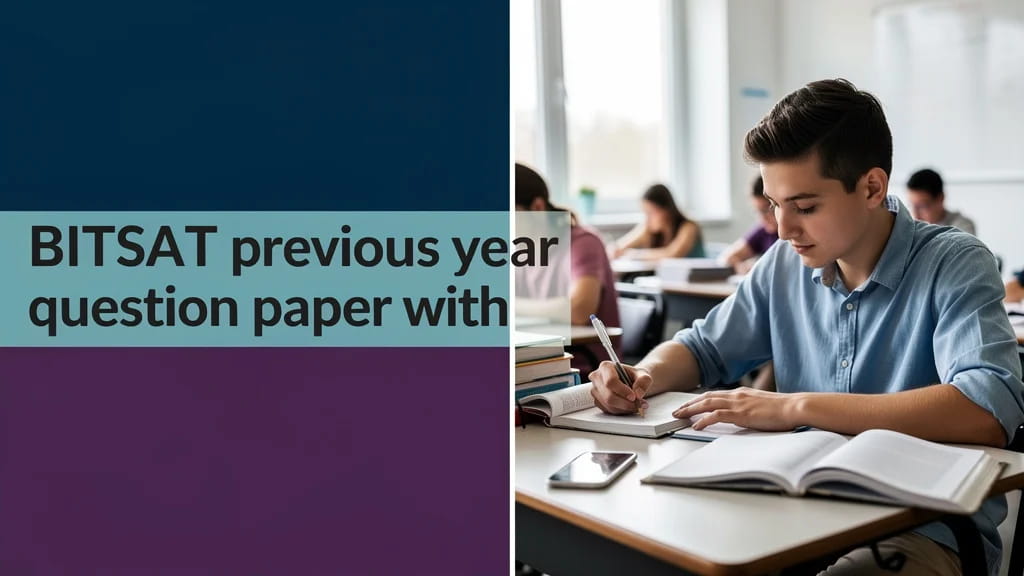 Bitsat Previous Year Question Paper With Solutions Complete 995007
