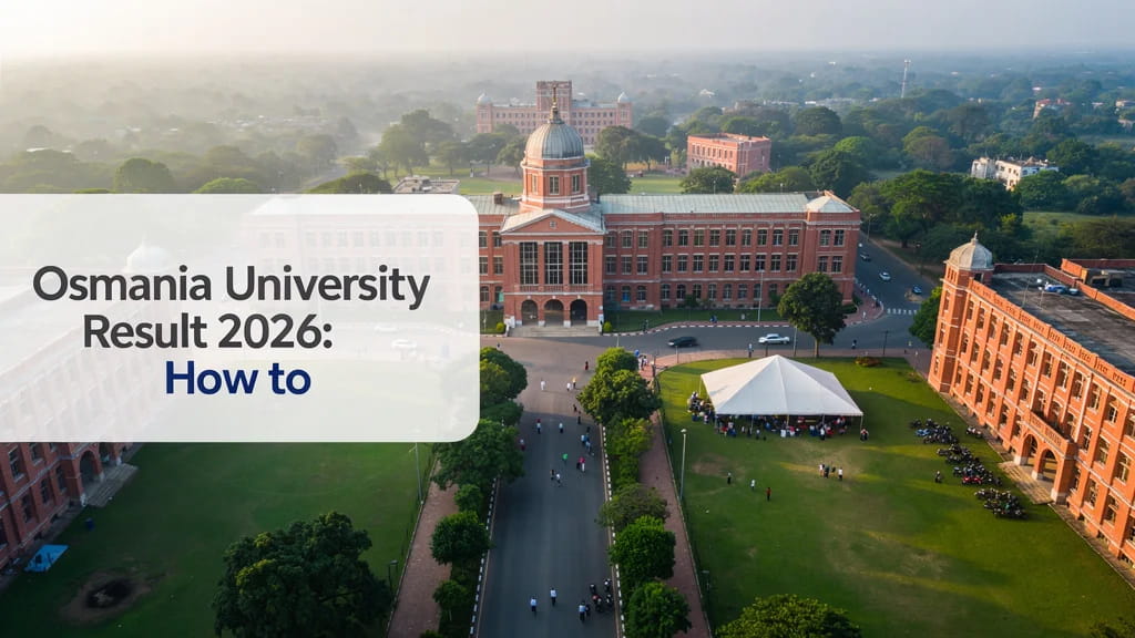 Osmania University Result 2026 How to Check Download Marks 403145