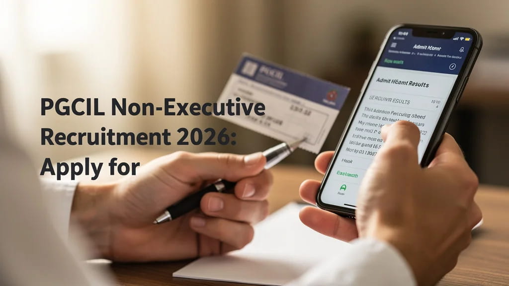 Pgcil Non Executive Recruitment 2026 Apply for 660 Diploma 151521