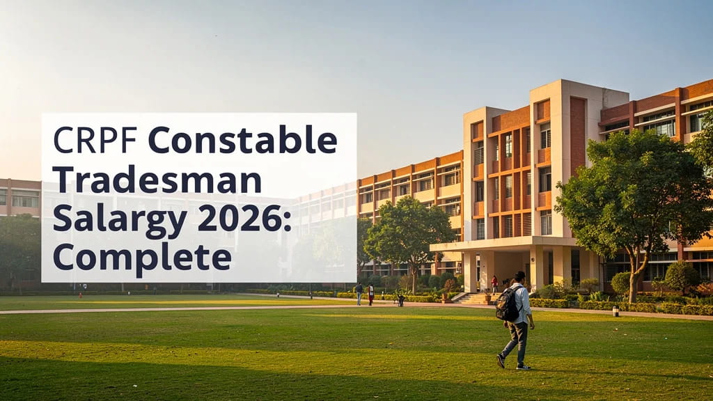 Crpf Constable Tradesman Salary 2026 Complete Pay Allowanc 206204