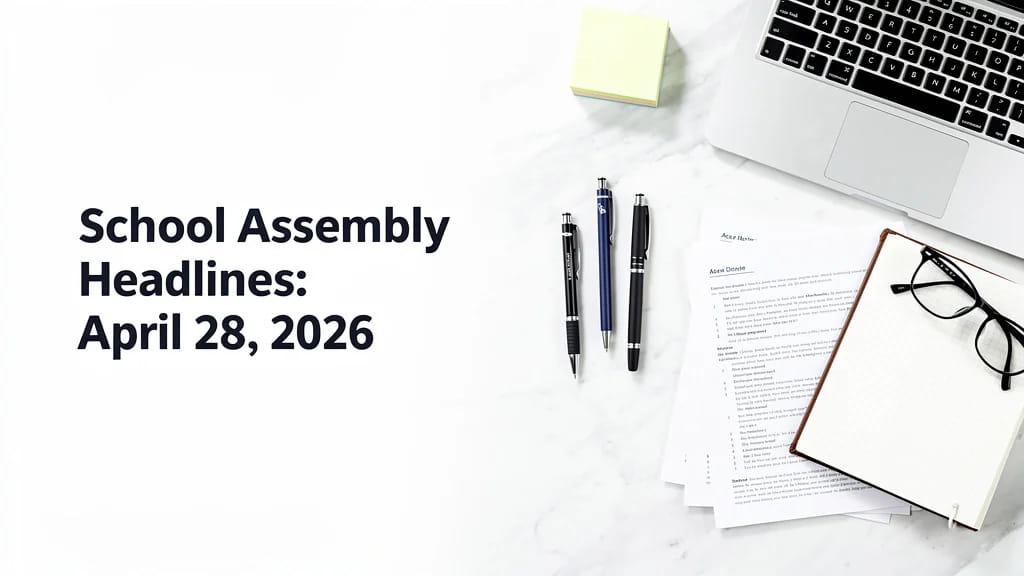 School Assembly Headlines April 28 2026 Top News Safety 266946