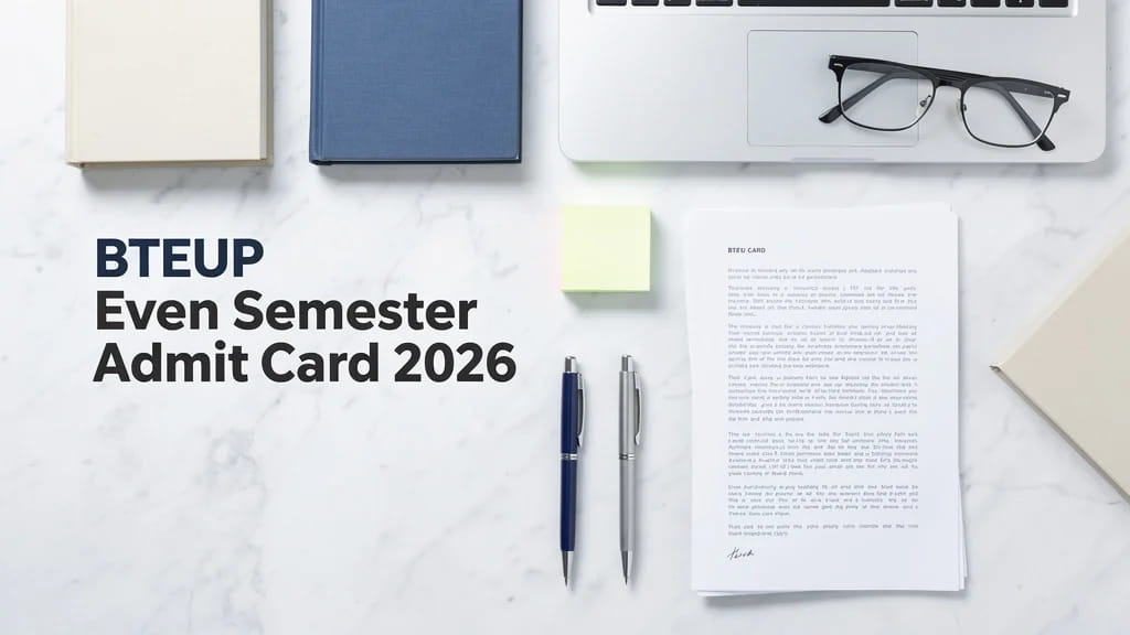 Bteup Even Semester Admit Card 2026 How to Download Key Da 617163