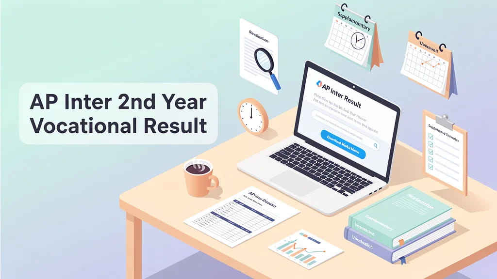 Ap Inter 2nd Year Vocational Result 2026 How to Check Down 363158