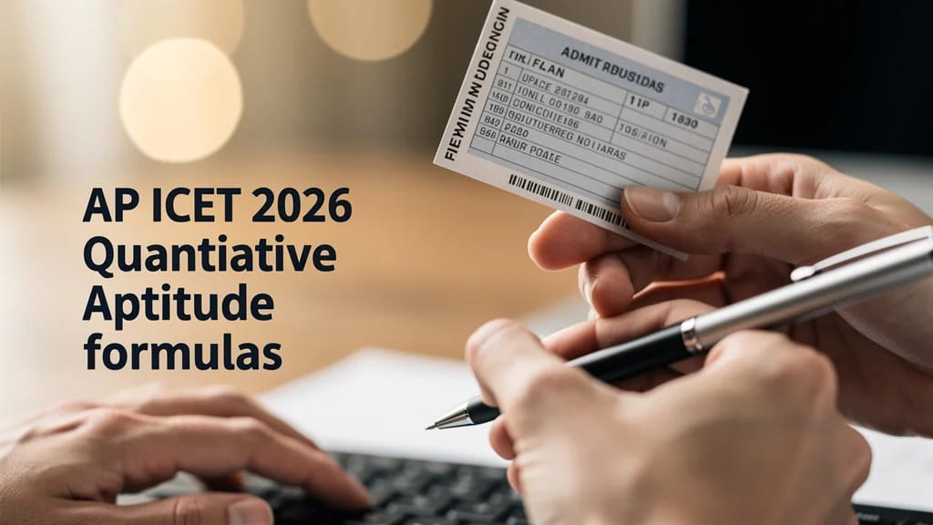 Ap Icet 2026 Quantitative Aptitude Formulas Complete One Pa 820624