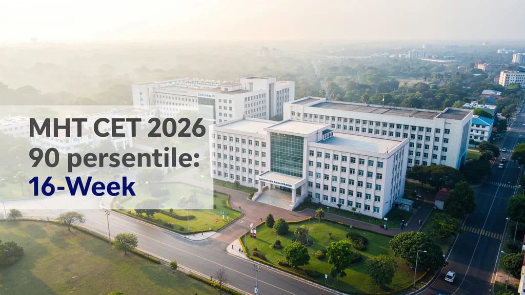 Mht Cet 2026 90 Percentile 16 Week Study Plan Targets Moc 906889
