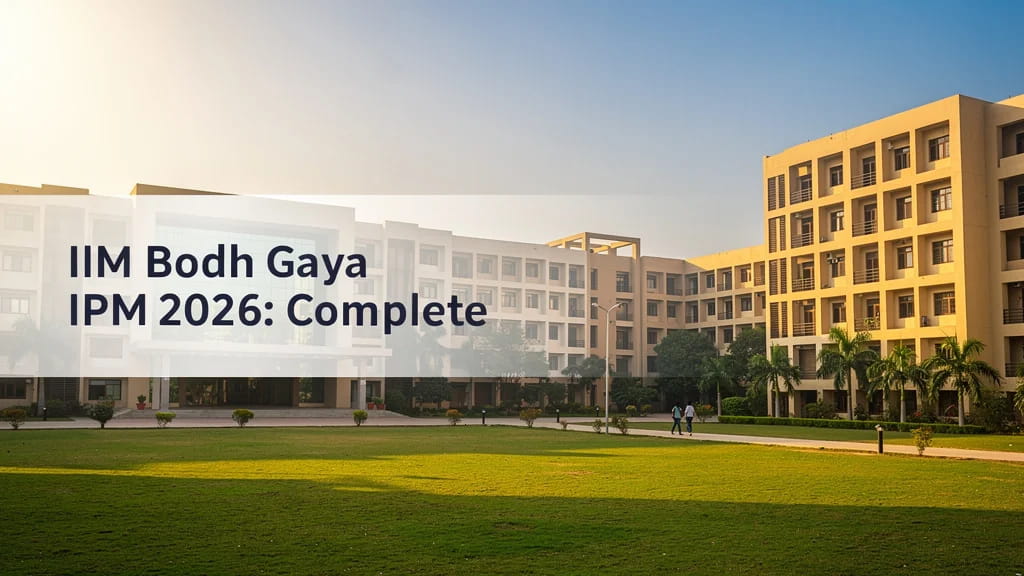 Iim Bodh Gaya Ipm 2026 Complete Student Guide to Jipmat El 170949