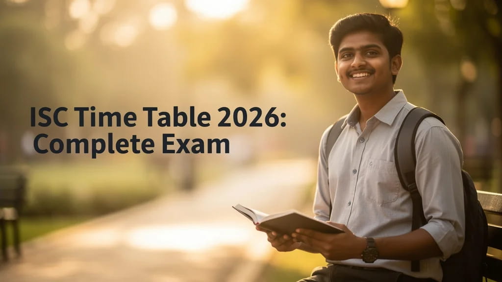 Isc Time Table 2026 Complete Exam Schedule Practical Dates 730571