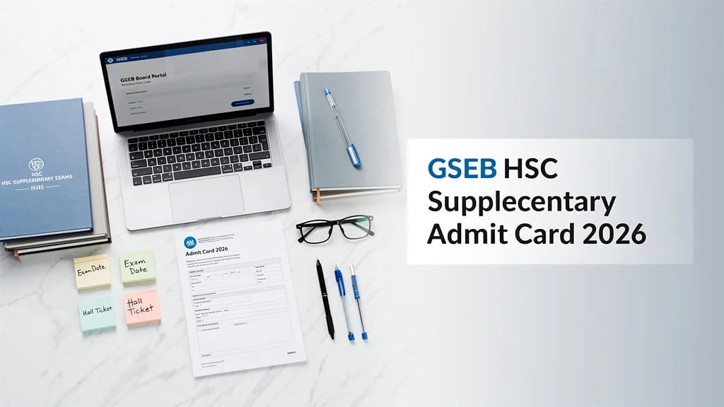 Gseb Hsc Supplementary Admit Card 2026 How to Collect Theor 582878