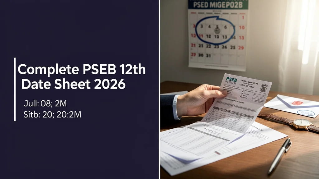 Complete Pseb 12th Date Sheet 2026 Guide Exam Dates Practi 620954
