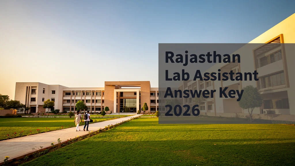 Rajasthan Lab Assistant Answer Key 2026 How to Download PDF 827686