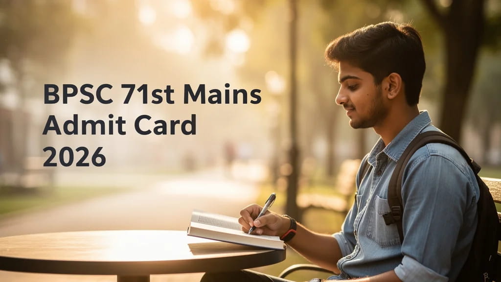 Bpsc 71st Mains Admit Card 2026 How to Download Exam Dates 145737