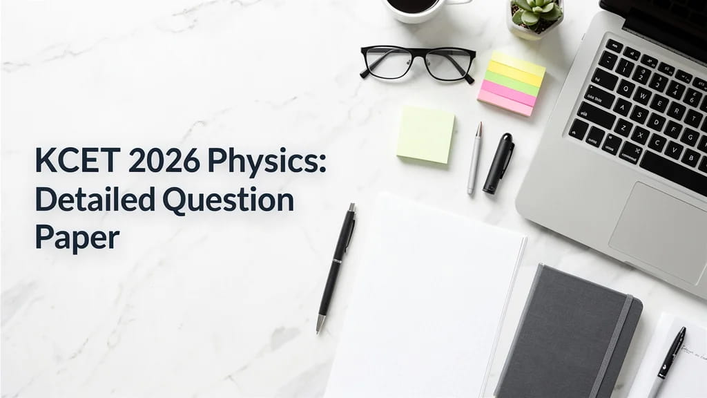 Kcet 2026 Physics Detailed Question Paper Analysis Topic W 897539