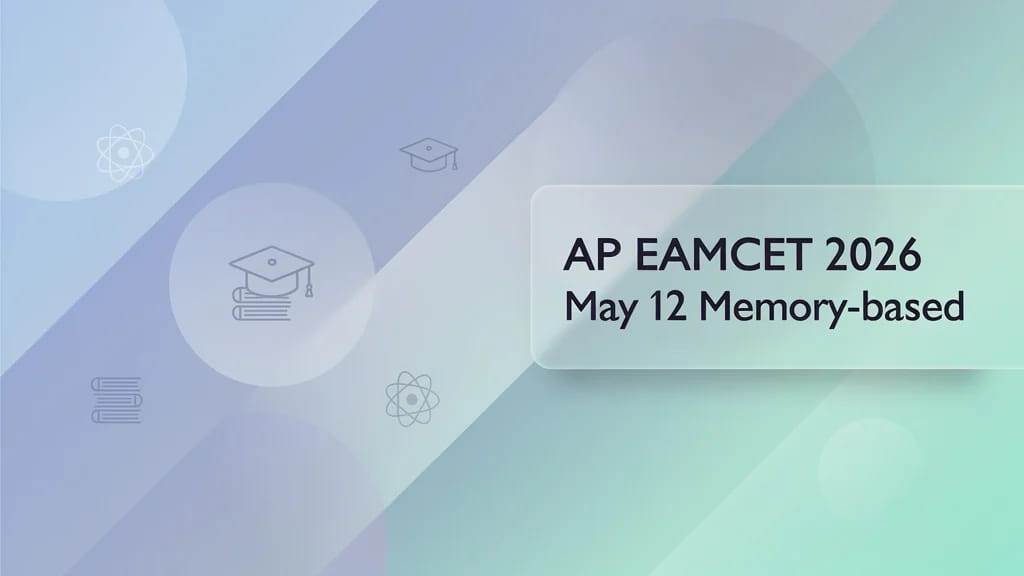 Ap Eamcet 2026 May 12 Memory Based Questions and Solutions 345937