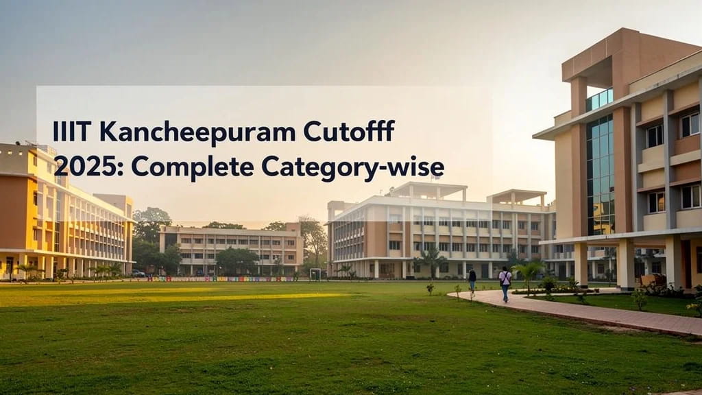 Iiit Kancheepuram Cutoff 2025 Complete Category Wise Jee Ma 520044