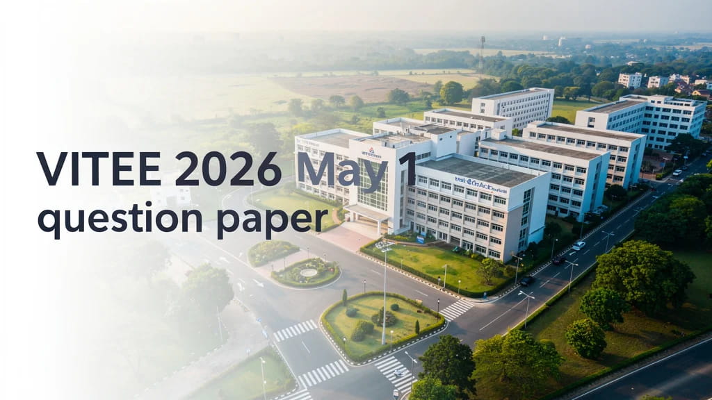 Viteee 2026 May 1 Question Paper Download Memory Based Pape 278553