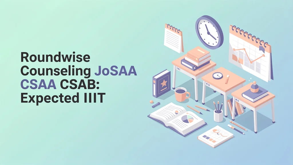 Roundwise Counseling Josaa Csab Expected Iiit Allahabad Jee 617891