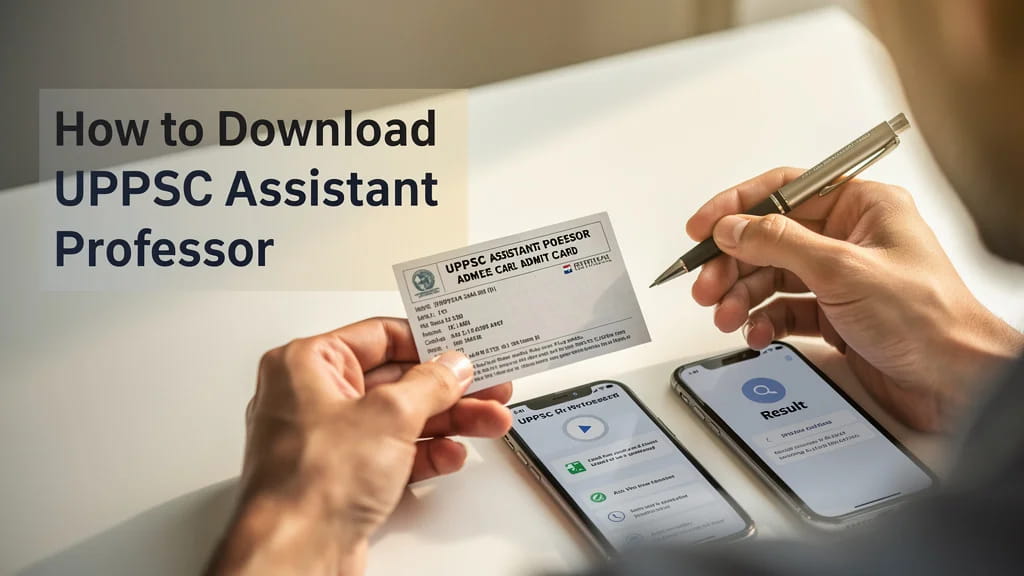 How to Download Uppsc Assistant Professor Admit Card 2026 Ap 943496