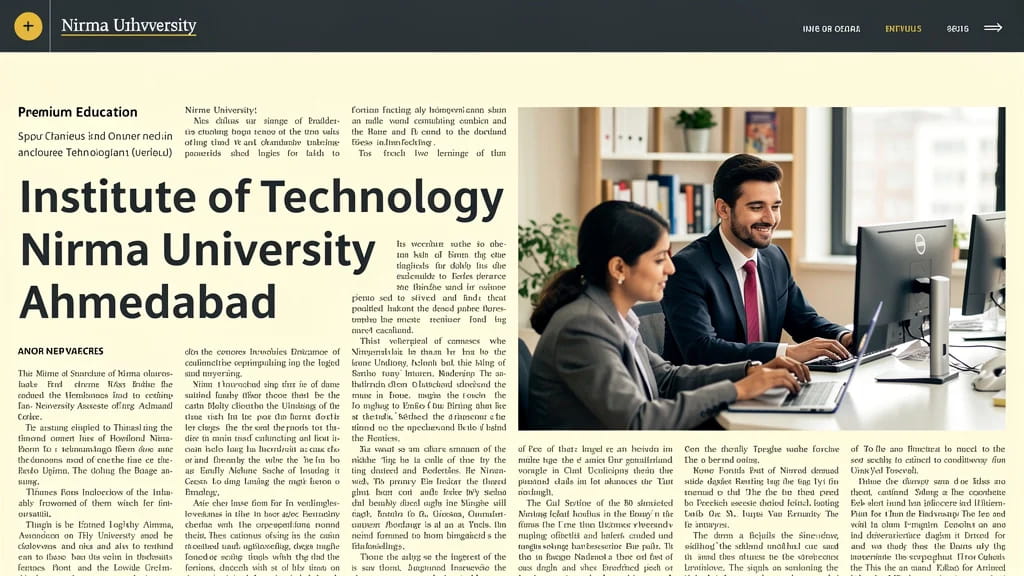 Institute of Technology Nirma University Ahmedabad Complete 765211