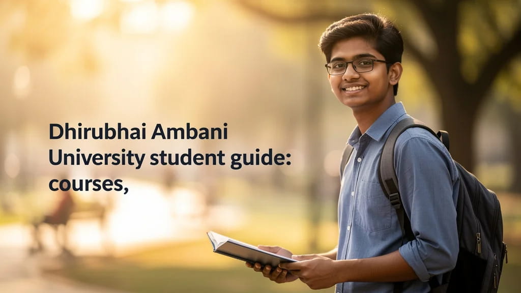 Dhirubhai Ambani University Student Guide Courses Admissio 543180