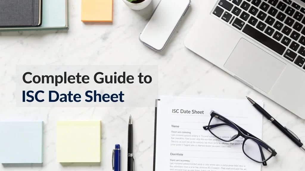 Complete Guide to Isc Date Sheet 2026 Timetable Practicals 104150