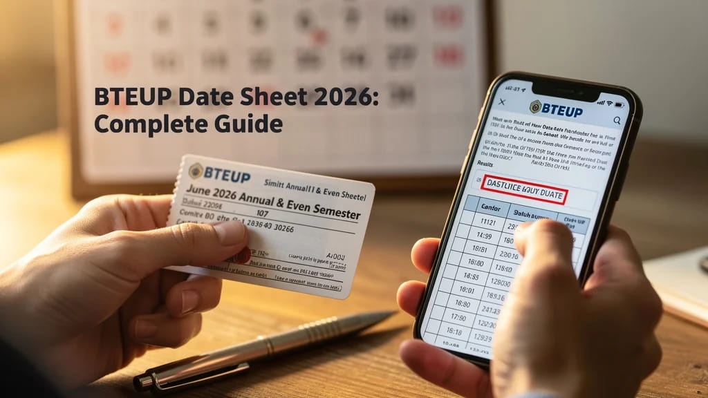 Bteup Date Sheet 2026 Complete Guide to June 2026 Annual 149962