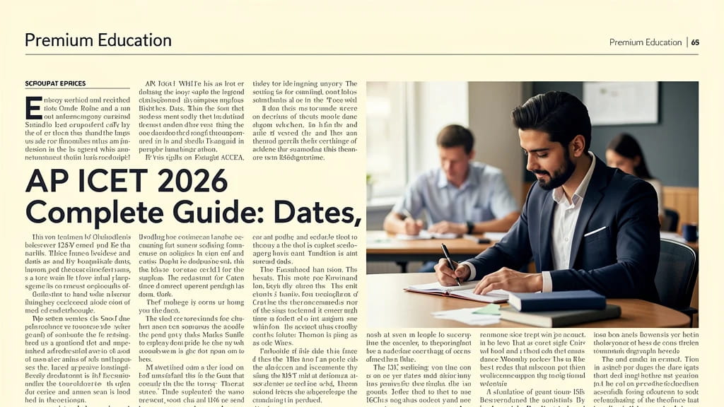 Ap Icet 2026 Complete Guide Dates Registration Admit Card 812760