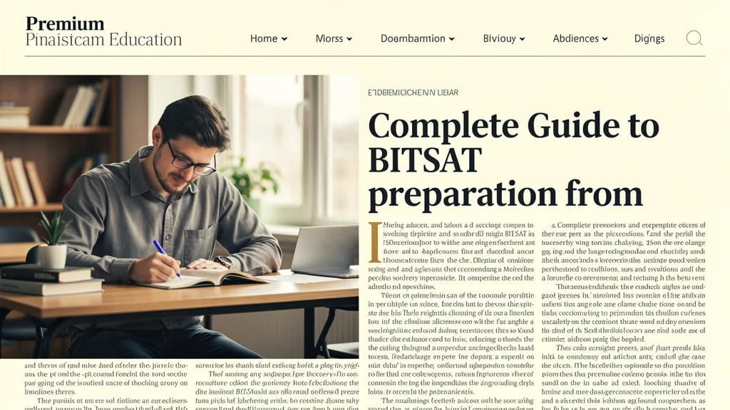 Complete Guide to Bitsat Preparation From Class 11 12 Month 603623