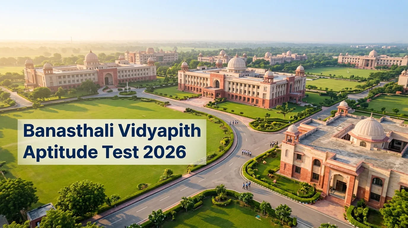 Banasthali Vidyapith Aptitude Test 2026 307601