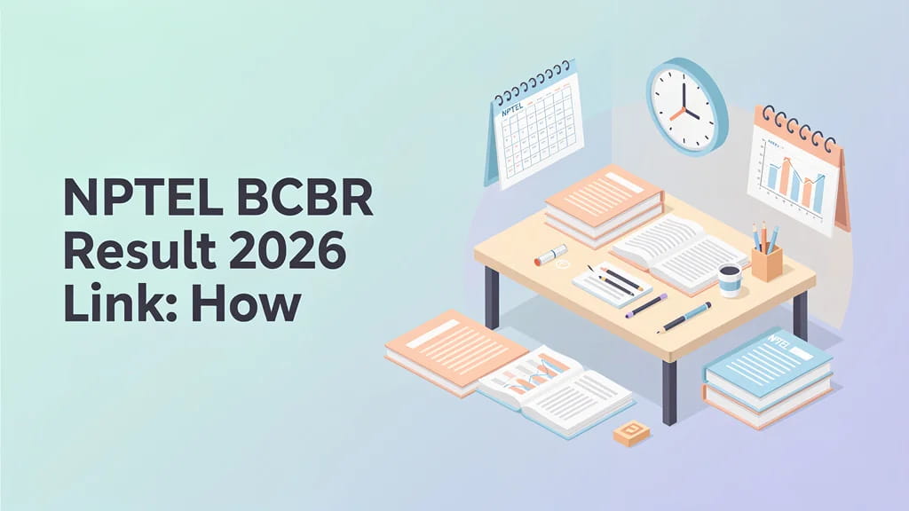 Nptel Bcbr Result 2026 Link How to Check Download PDF and 445336