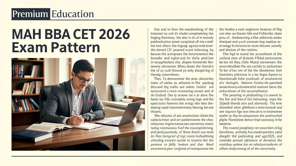 Mah Bba Cet 2026 Exam Pattern Complete Guide to Sections D 349337