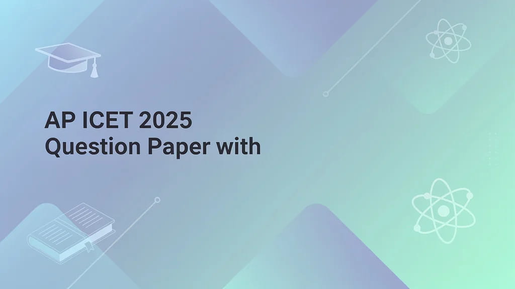 Ap Icet 2025 Question Paper With Solution Download PDFs so 286730