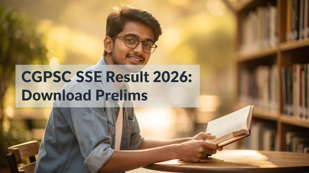 Cgpsc Sse Result 2026 Download Prelims Merit List PDF Che 556387