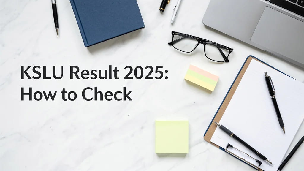 Kslu Result 2025 How to Check and Download Ug Marksheet PDF 973660