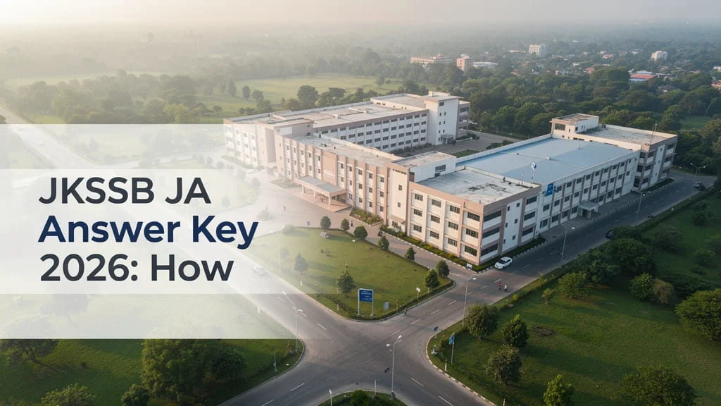 Jkssb Ja Answer Key 2026 How to Download Raise Offline Obj 200039