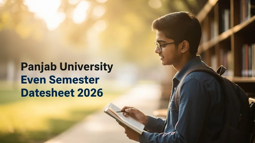 Panjab University Even Semester Datesheet 2026 PDF How to D 302453