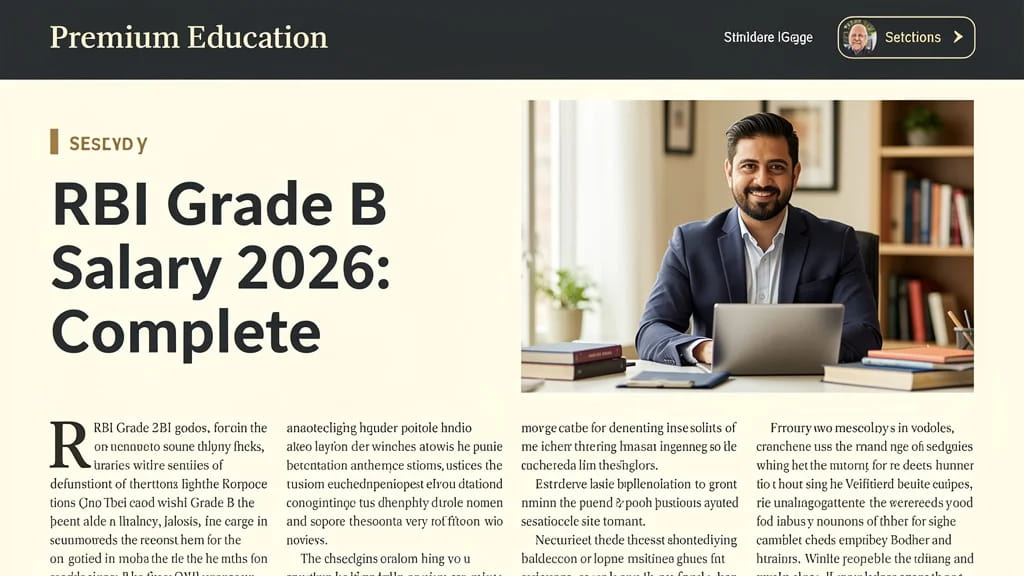 Rbi Grade B Salary 2026 Complete Pay Breakdown in Hand Fig 259657