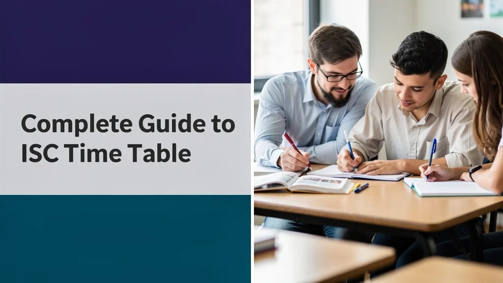 Complete Guide to Isc Time Table 2026 Dates Practicals Ad 819185