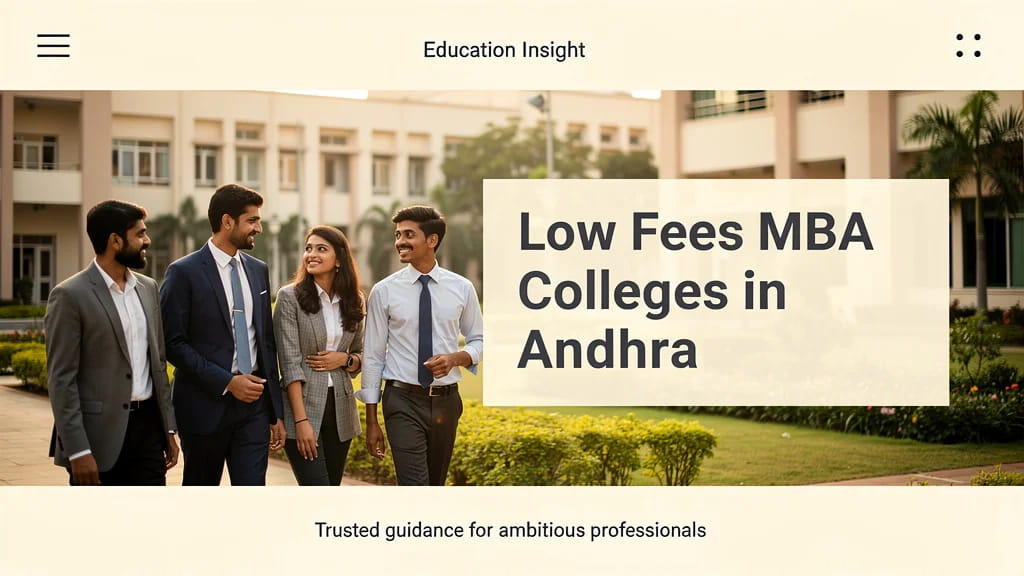 Low Fees Mba Colleges in Andhra Pradesh 2026 Complete List 429898