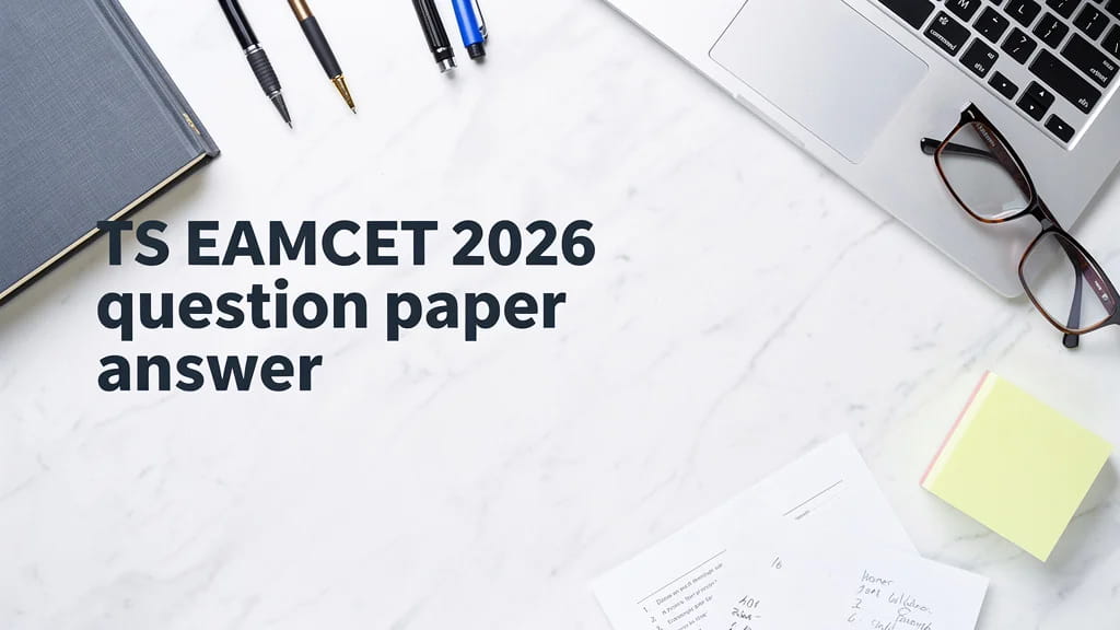 TS Eamcet 2026 Question Paper Answer Key Solutions Bipc Det 434635