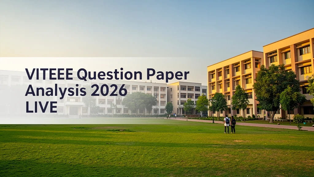Viteee Question Paper Analysis 2026 Live Kcet 2026 Expected 183859