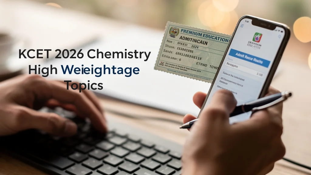 Kcet 2026 Chemistry High Weightage Topics Chapterwise Guide 149693