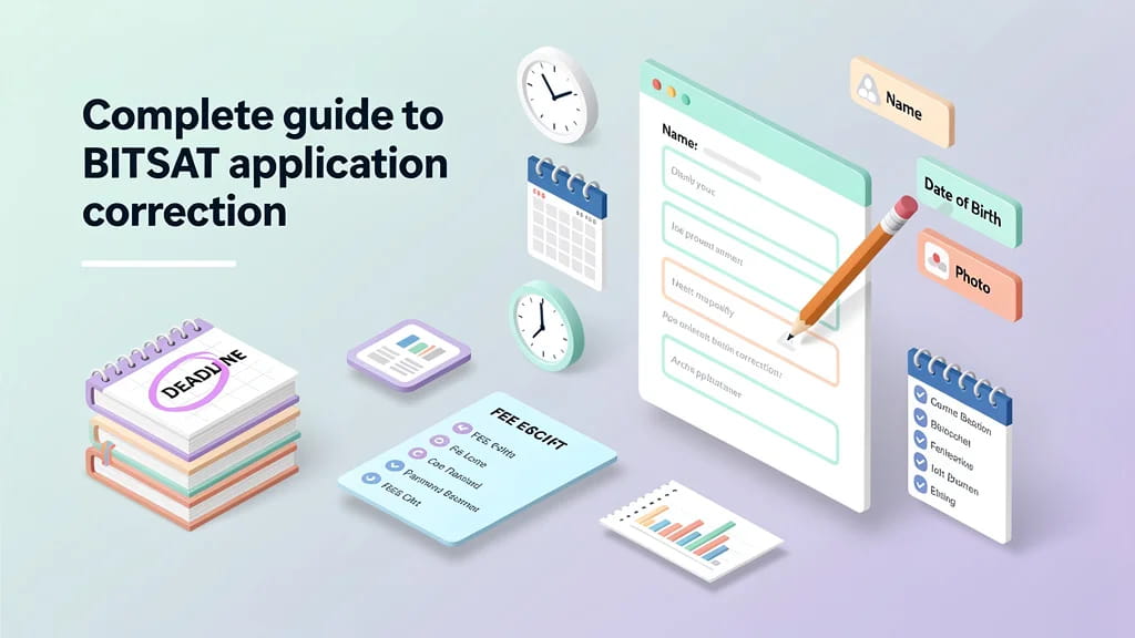 Complete Guide to Bitsat Application Correction 2026 Steps 260307