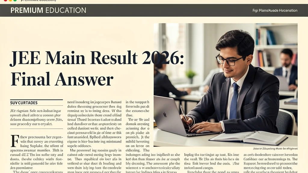 Jee Main Result 2026 Final Answer Key Ranks Scorecard Rel 414694