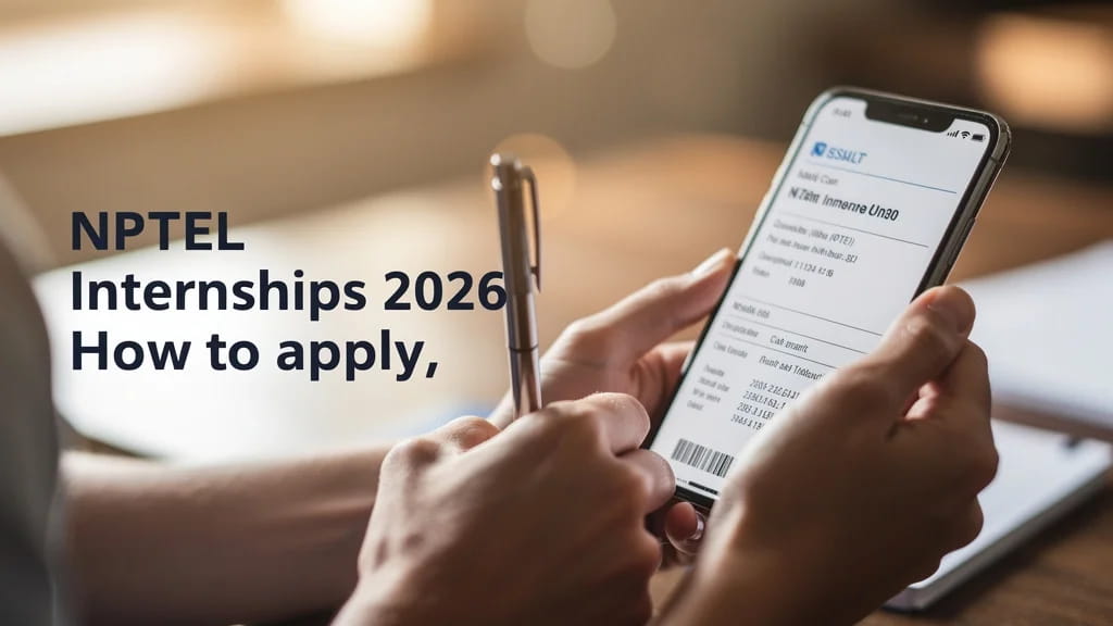 Nptel Internships 2026 How to Apply Eligibility Duration 378105