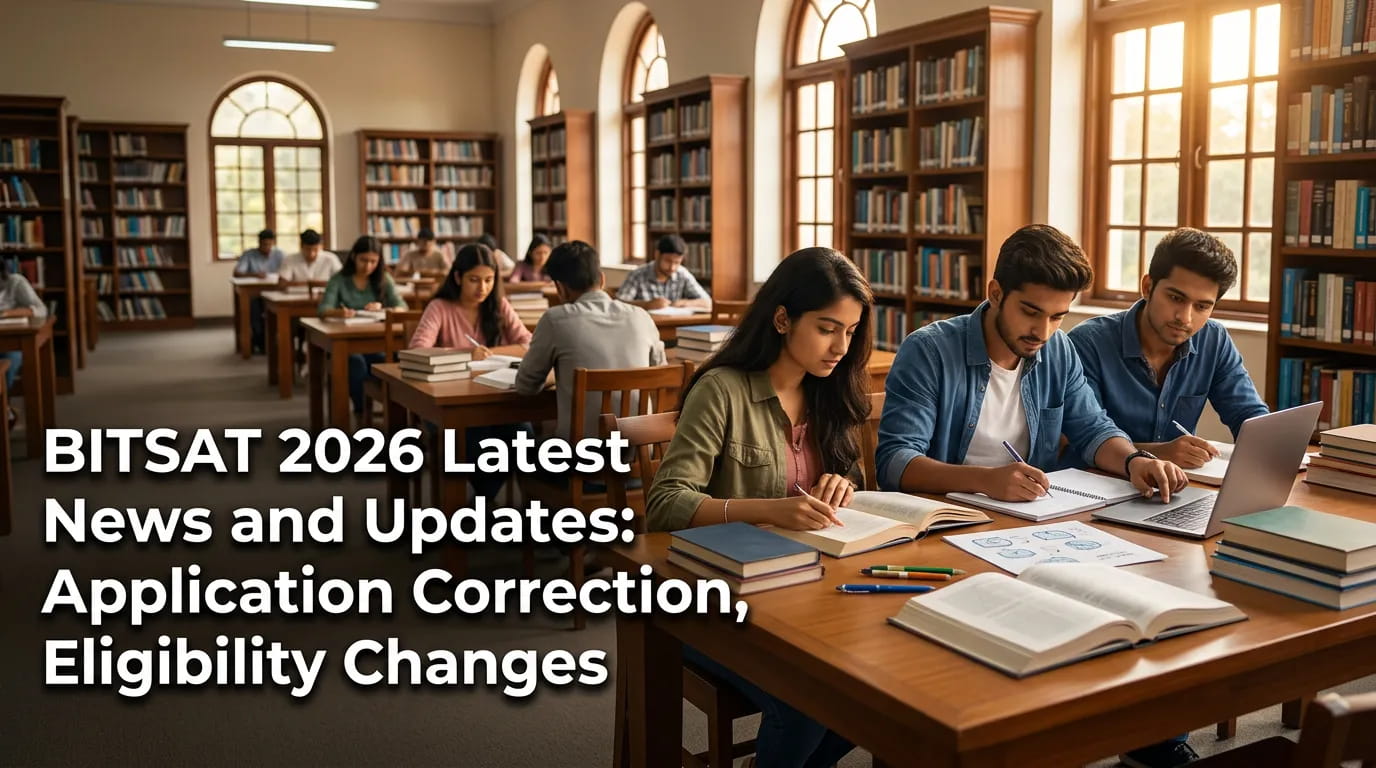 Bitsat 2026 Latest News and Updates Application Correction 553037