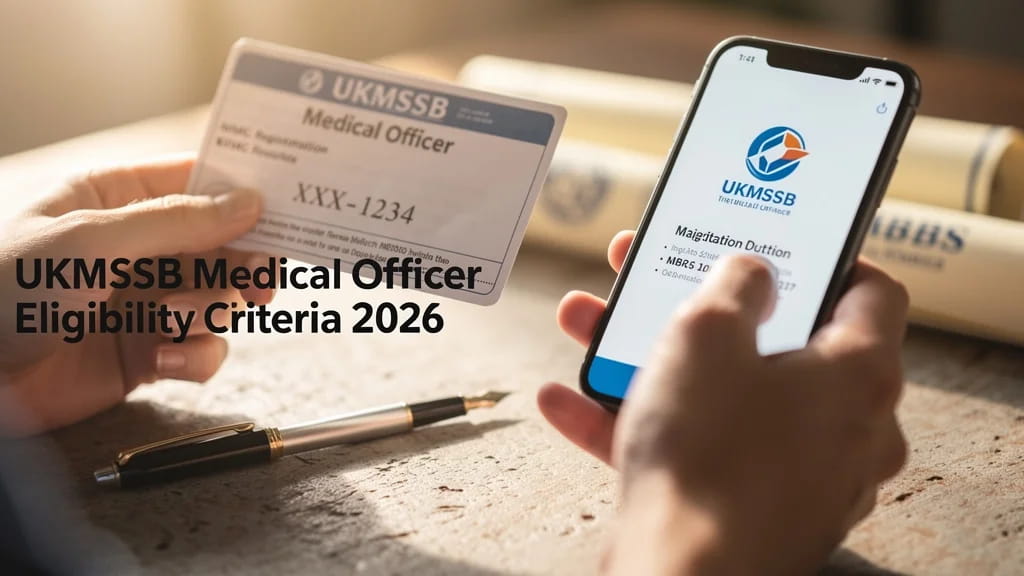 Ukmssb Medical Officer Eligibility Criteria 2026 Mbbs Nmc 327203