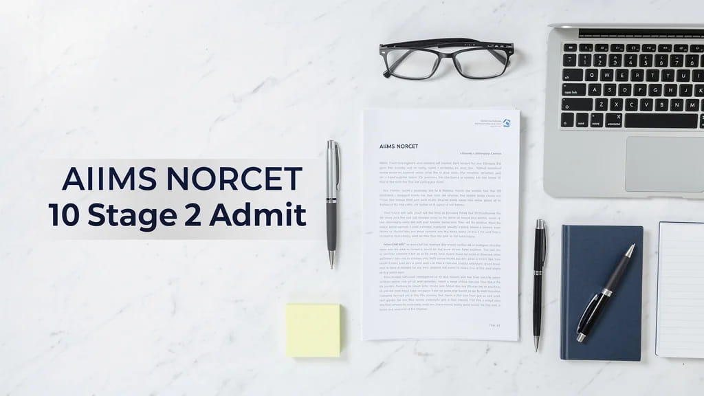 Aiims Norcet 10 Stage 2 Admit Card 2026 Download Steps Exa 122926