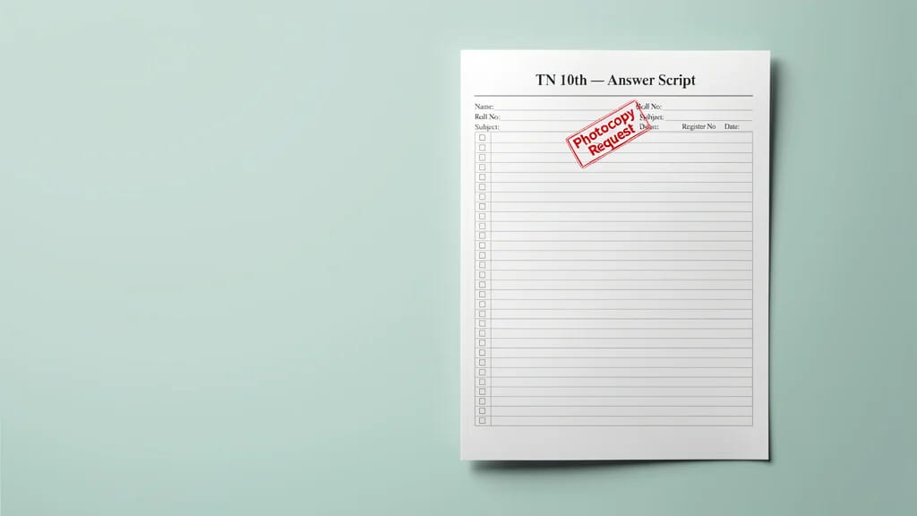 How to Apply for Tn 10th Answer Sheet Photocopy Dates Step 700534
